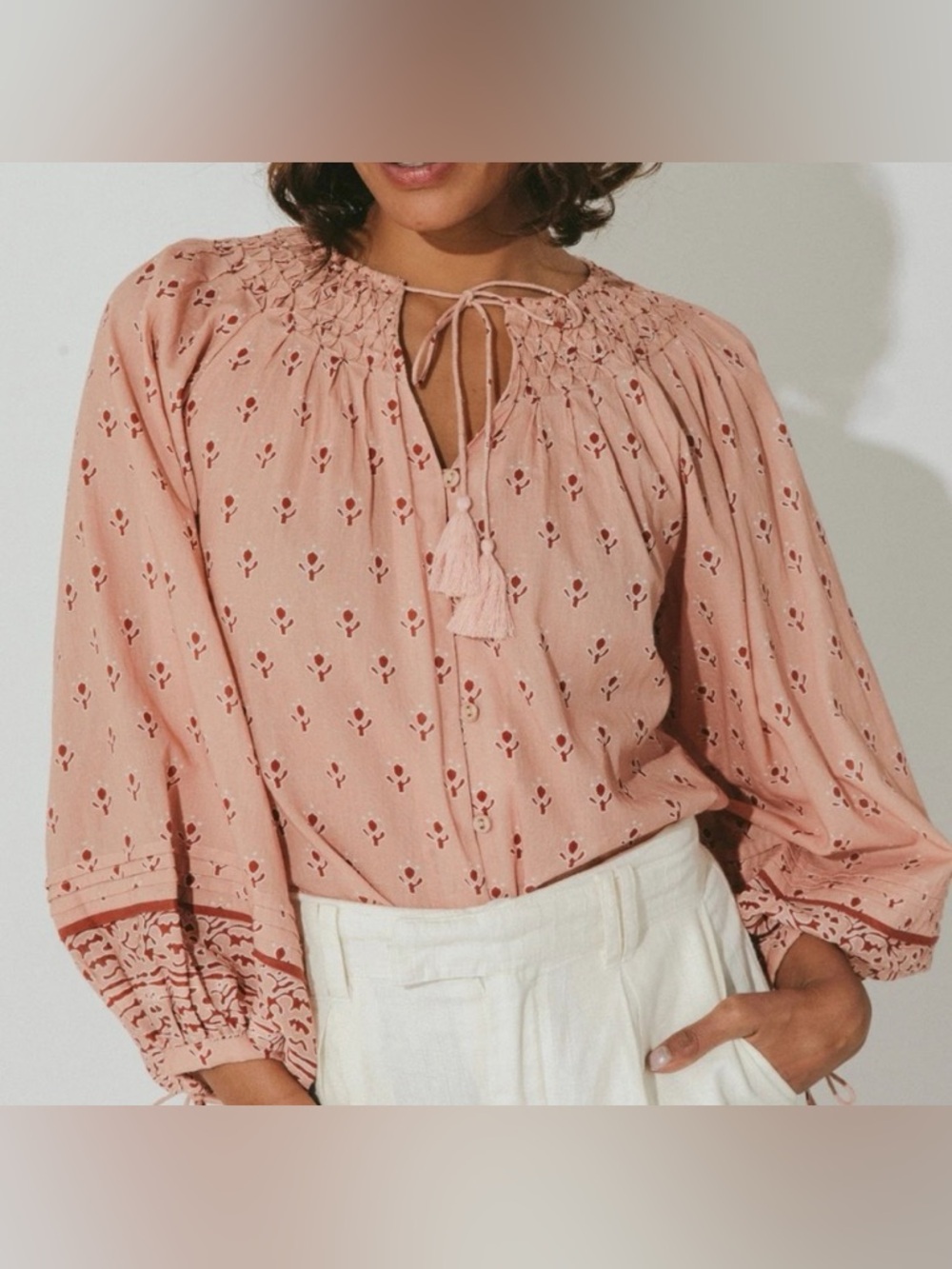Cleobella Rue Blouse in Petal